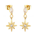 Earring Drop Gold - Alba