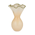 Vase Calvet Glass - Peach/Olive
