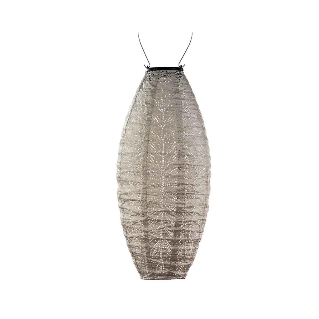 Lantern Solar Long Oval 20 - Folia - Light Taupe