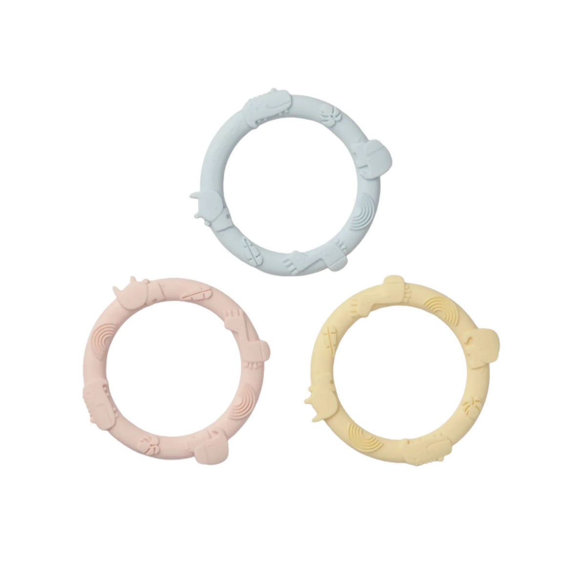 Teether Ring Set - Pastel