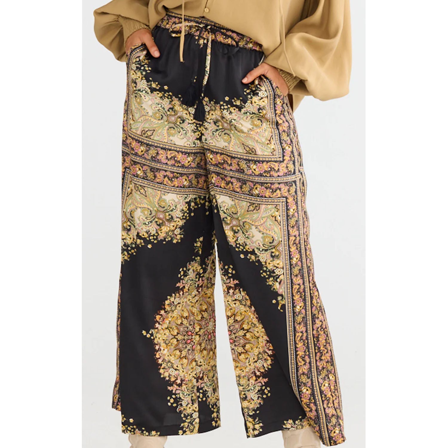 Pant Freedom - Black Paisley