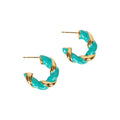 Earrings Treville Hoop - Lagoon