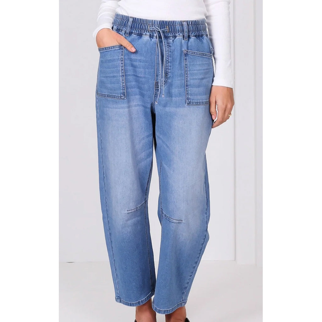 Jeans Leo Barrel - Blue