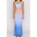 Dress Solstice Ombre Mesh Maxi