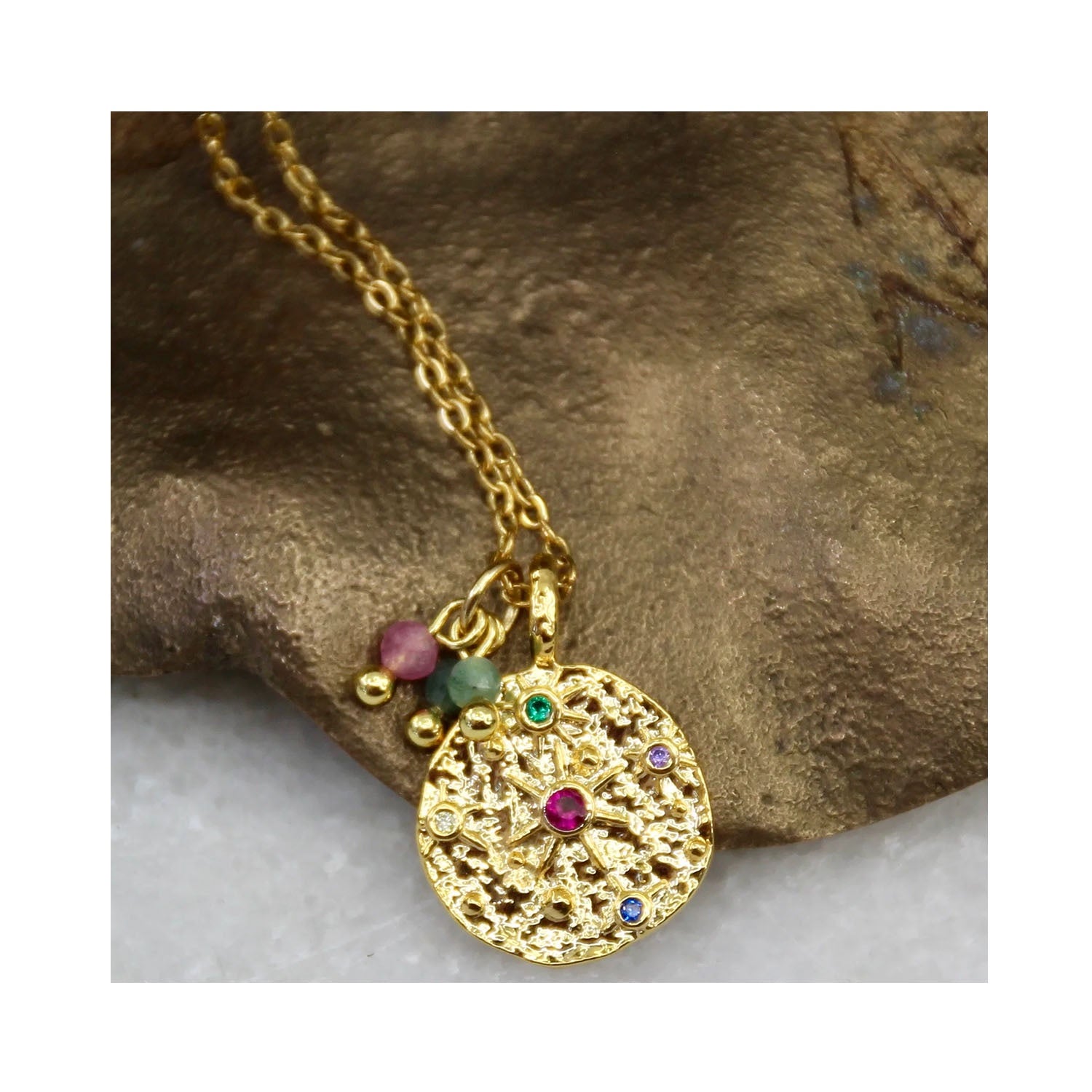 Necklace Pocket Full Of Stardust - Wheel Of Fortune