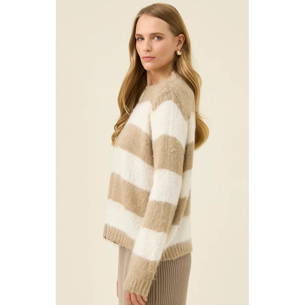 Jumper Pallas Stripe - Stone