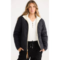 Jacket Ellis Puffer - Black & Cream