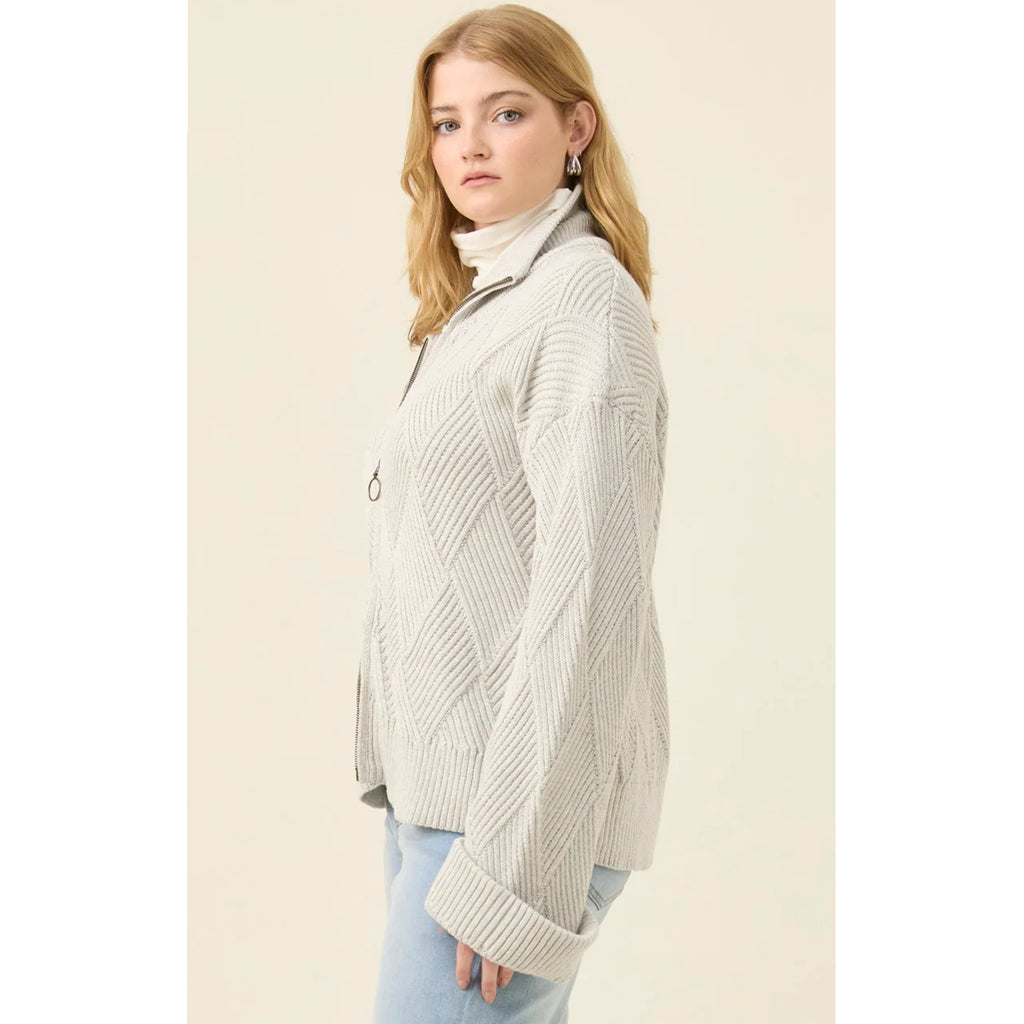 Jumper Sadie Zip - Marle