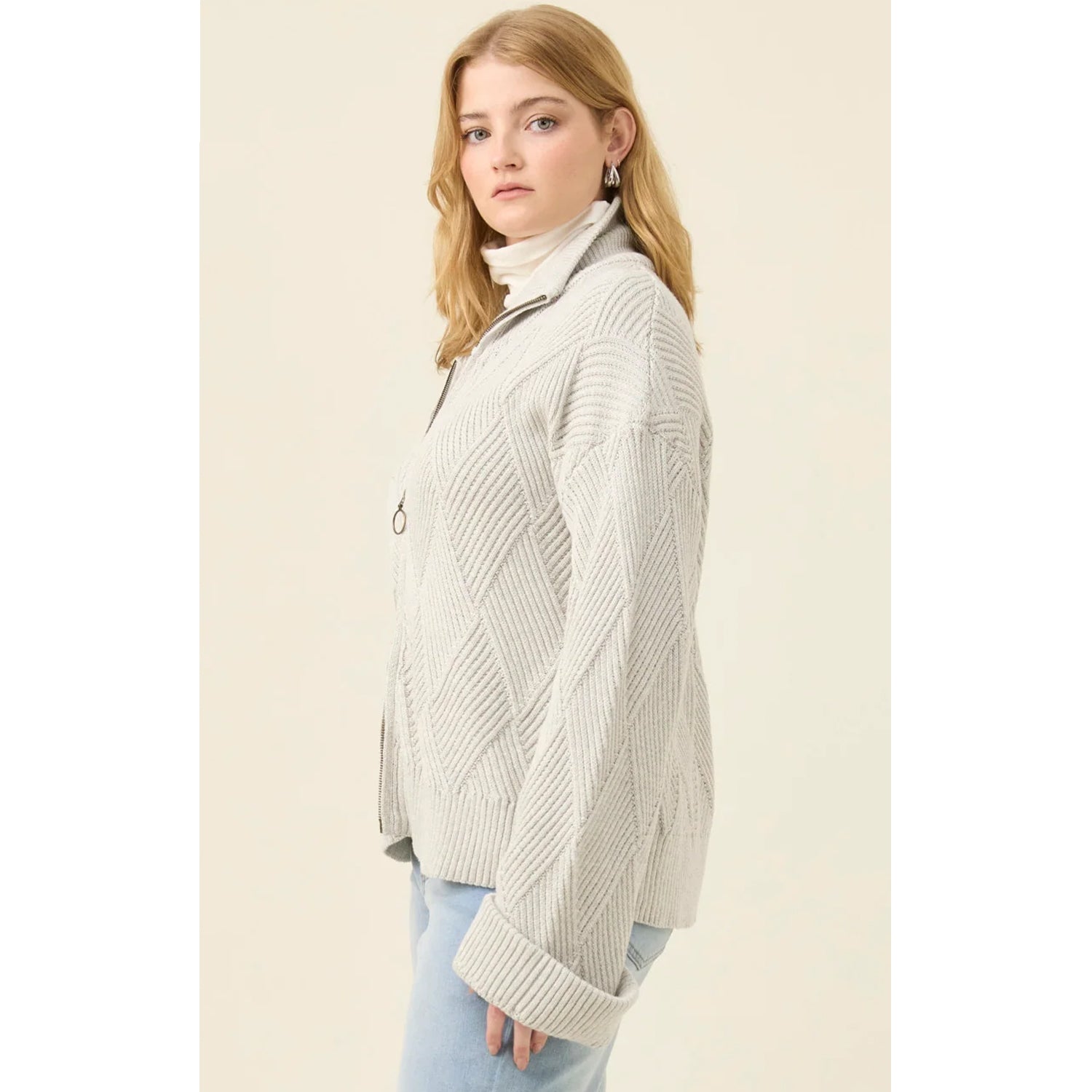 Jumper Sadie Zip - Marle