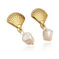 Earring Stud Gold - Noelle