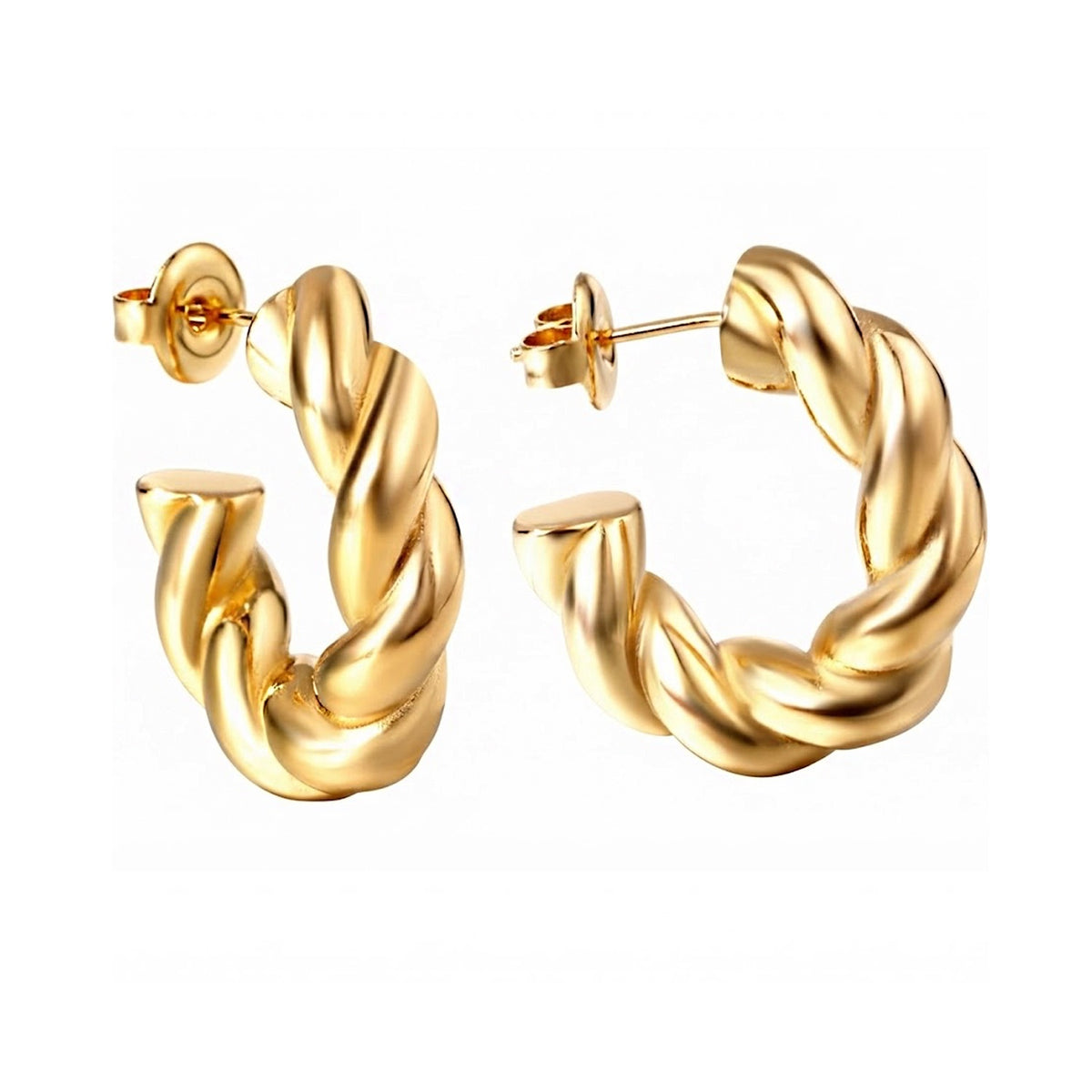 Earring C-Hoop Gold - Paloma