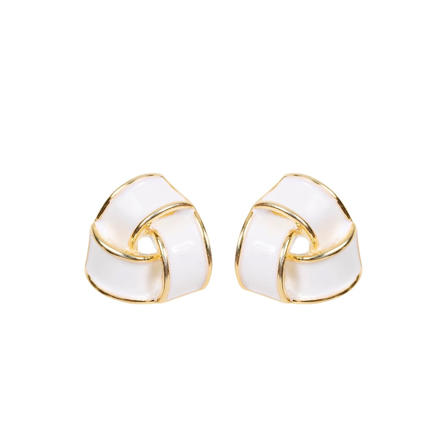 Earrings Parisio Twist - White