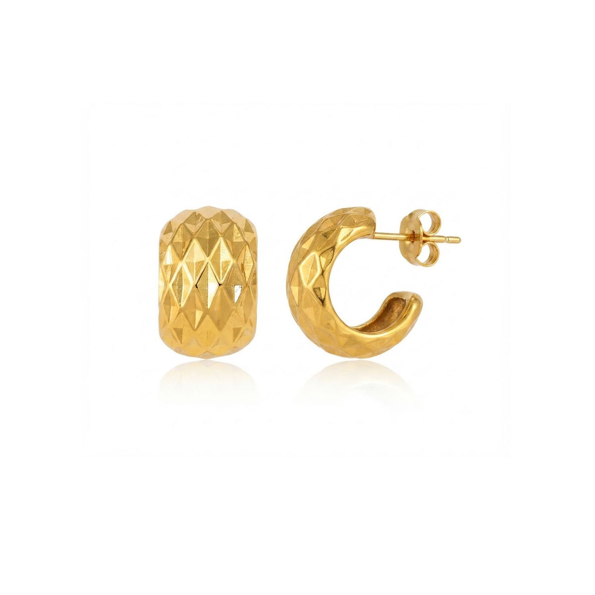 Earring Hoop Gold - Elowen