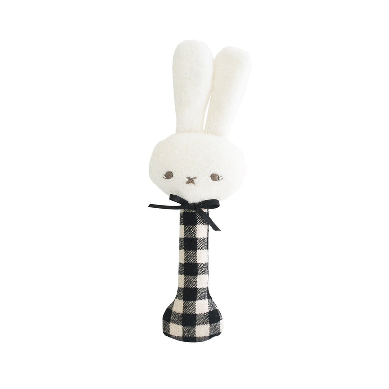 Rattle Bunny Black Check