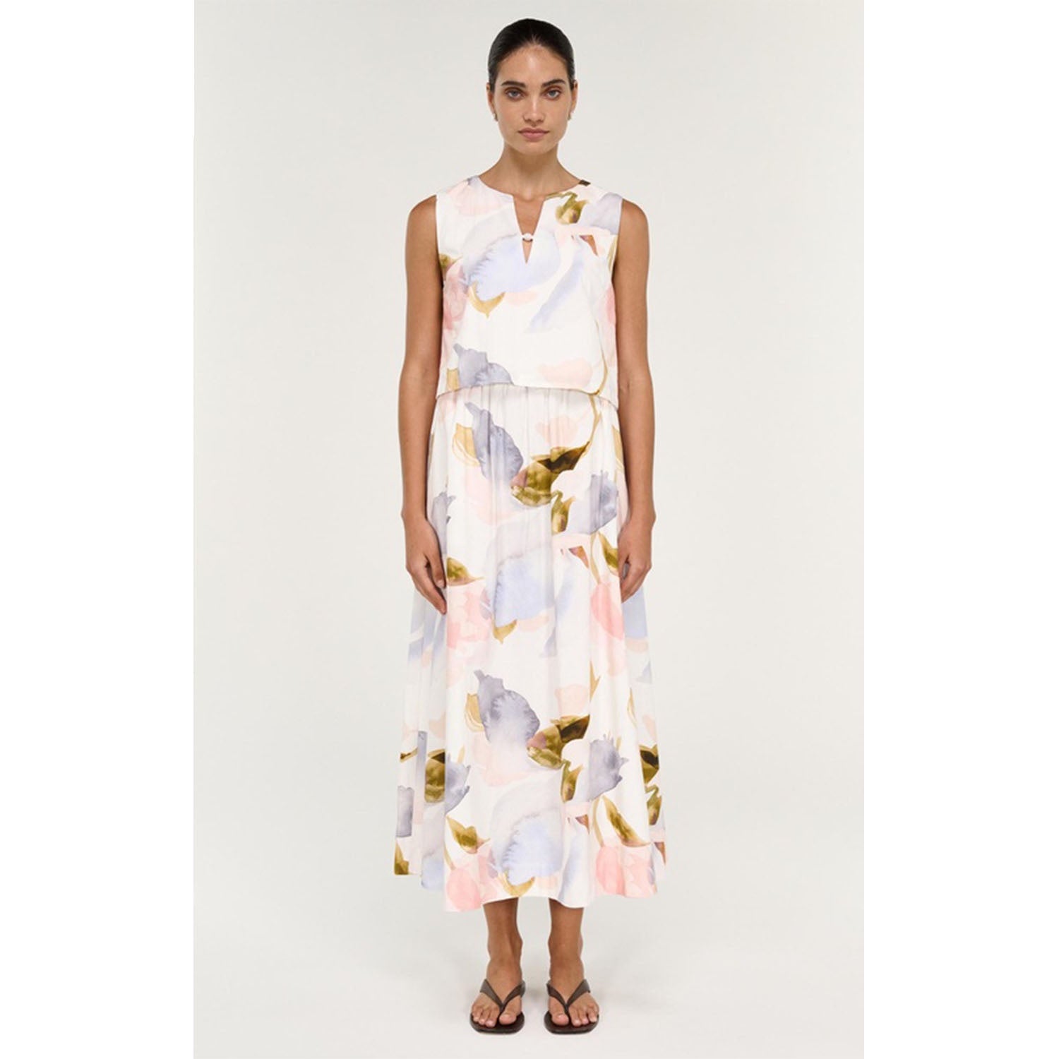 Top Valea - Watercolor Floral
