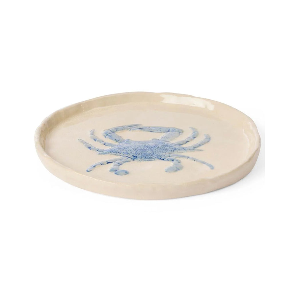 Plate 18cm Crab - Blue