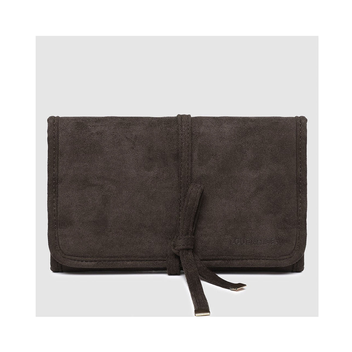 Jewellery Sleeve Carla Suedette - Chocolate