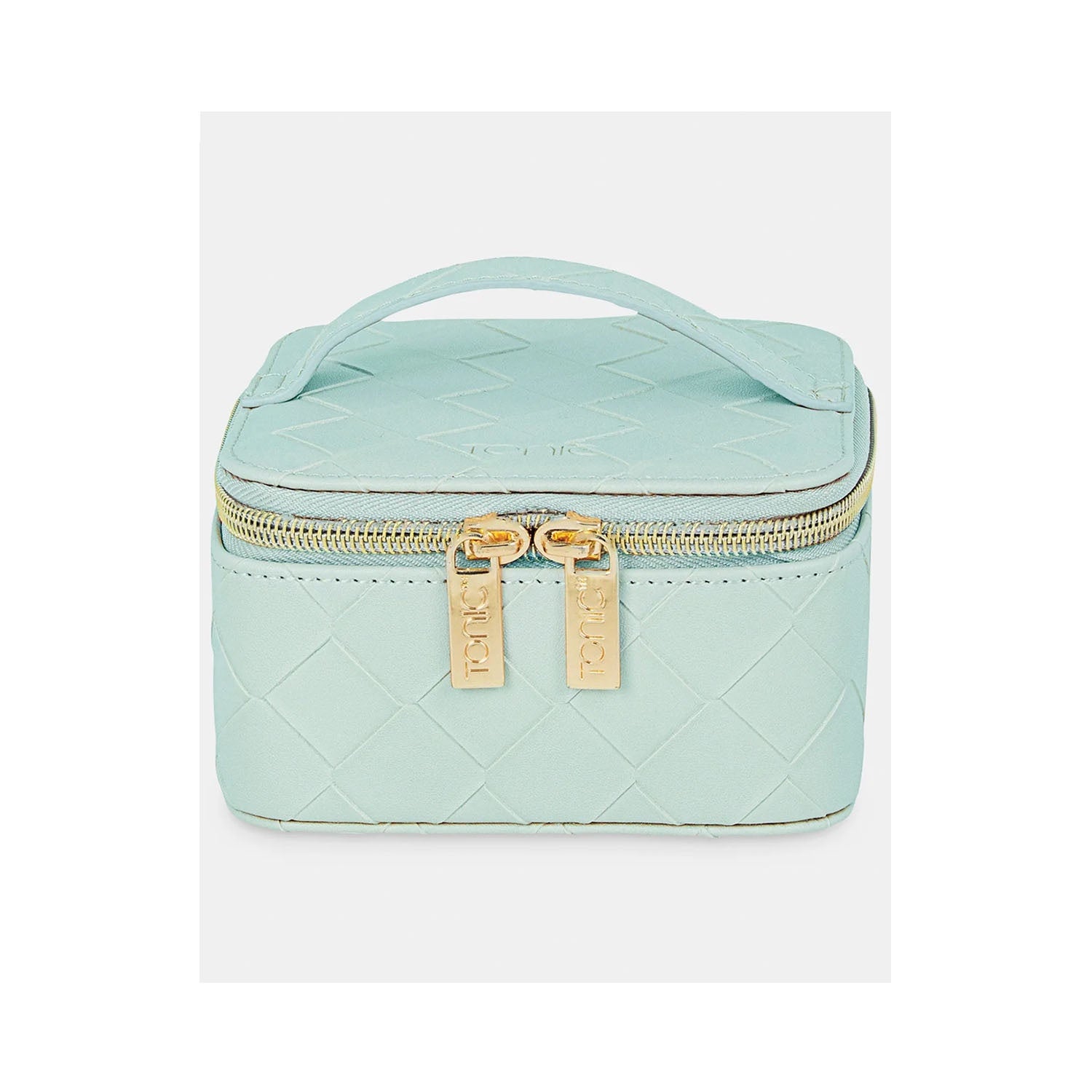 Jewellery Cube Woven Teal
