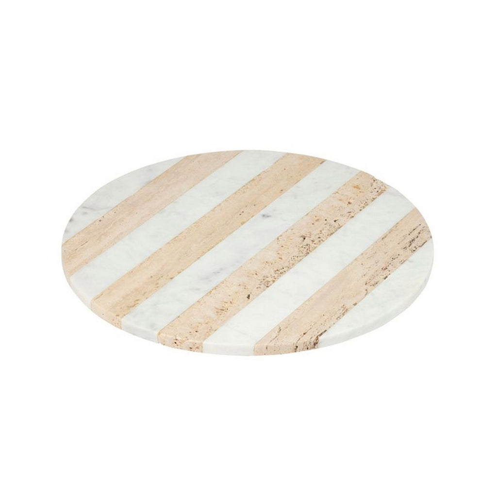 Board Tia Travertine Round