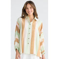 Top Milano Shirt - Melon Field Stripe