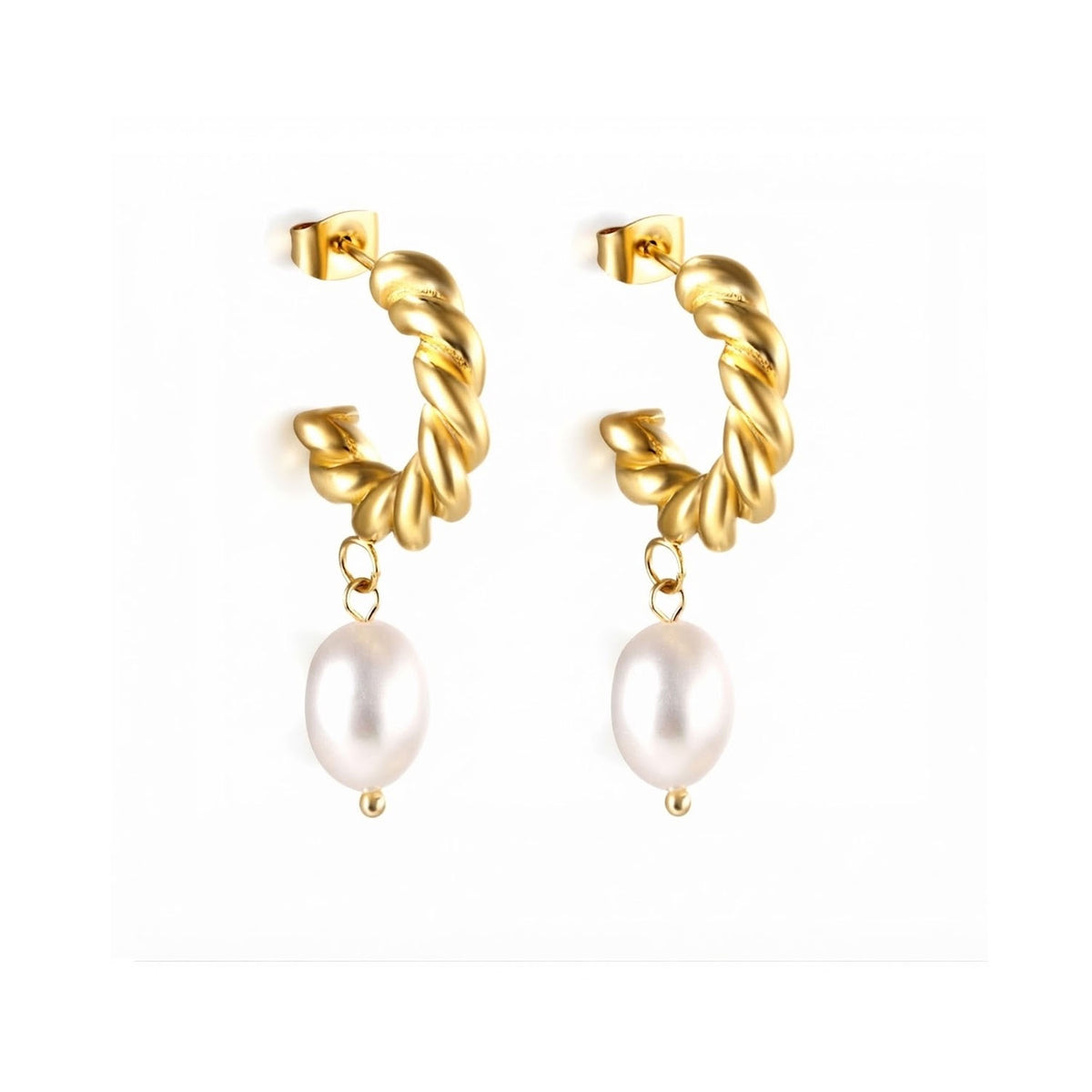 Earring C-Hoop Gold - Liana