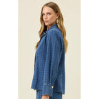 Top Sloane Denim Shirt - Check