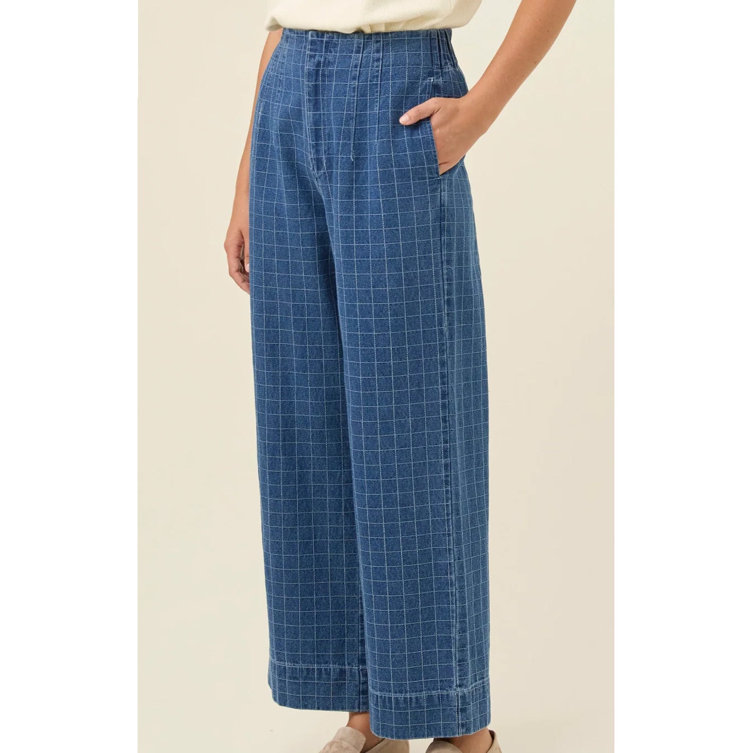 Pant Sloane Denim - Check