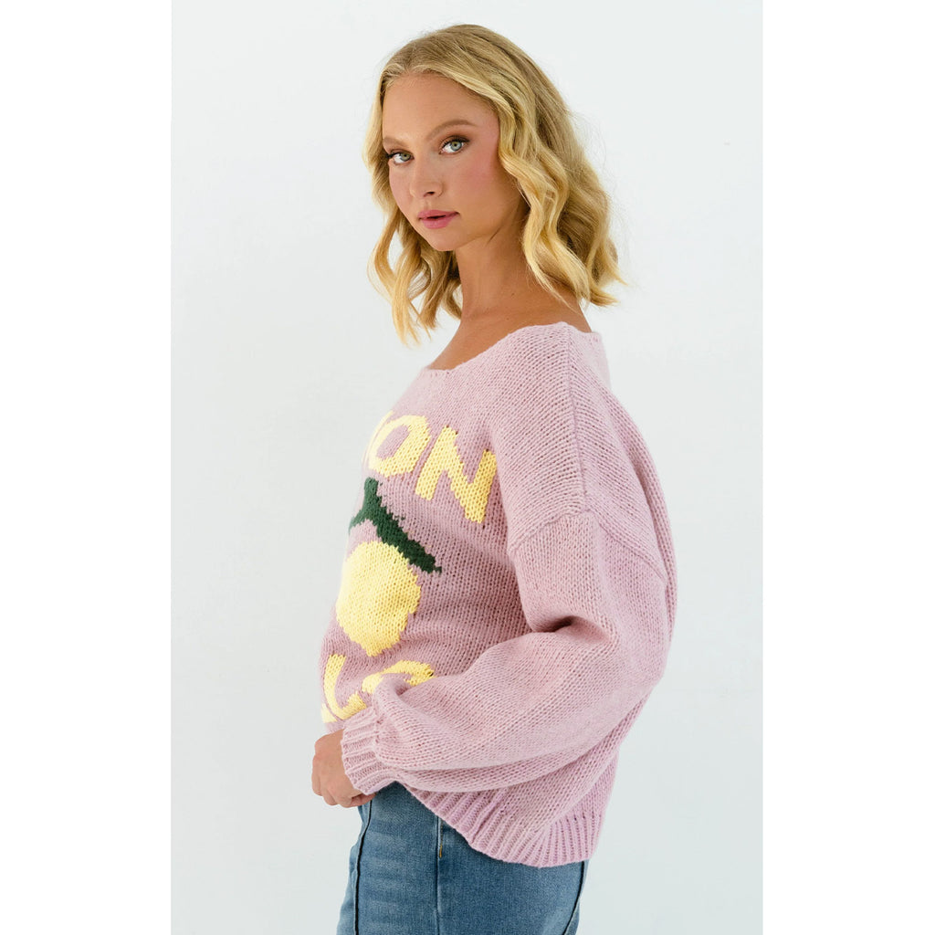 Knit Jumper Limoncello - Pink
