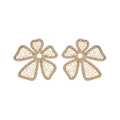 Earring Della Woven - Stone