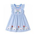 Dress Bunnies Blue Stripe