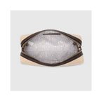 Brianna Makeup Bag - Natural/Chocolate