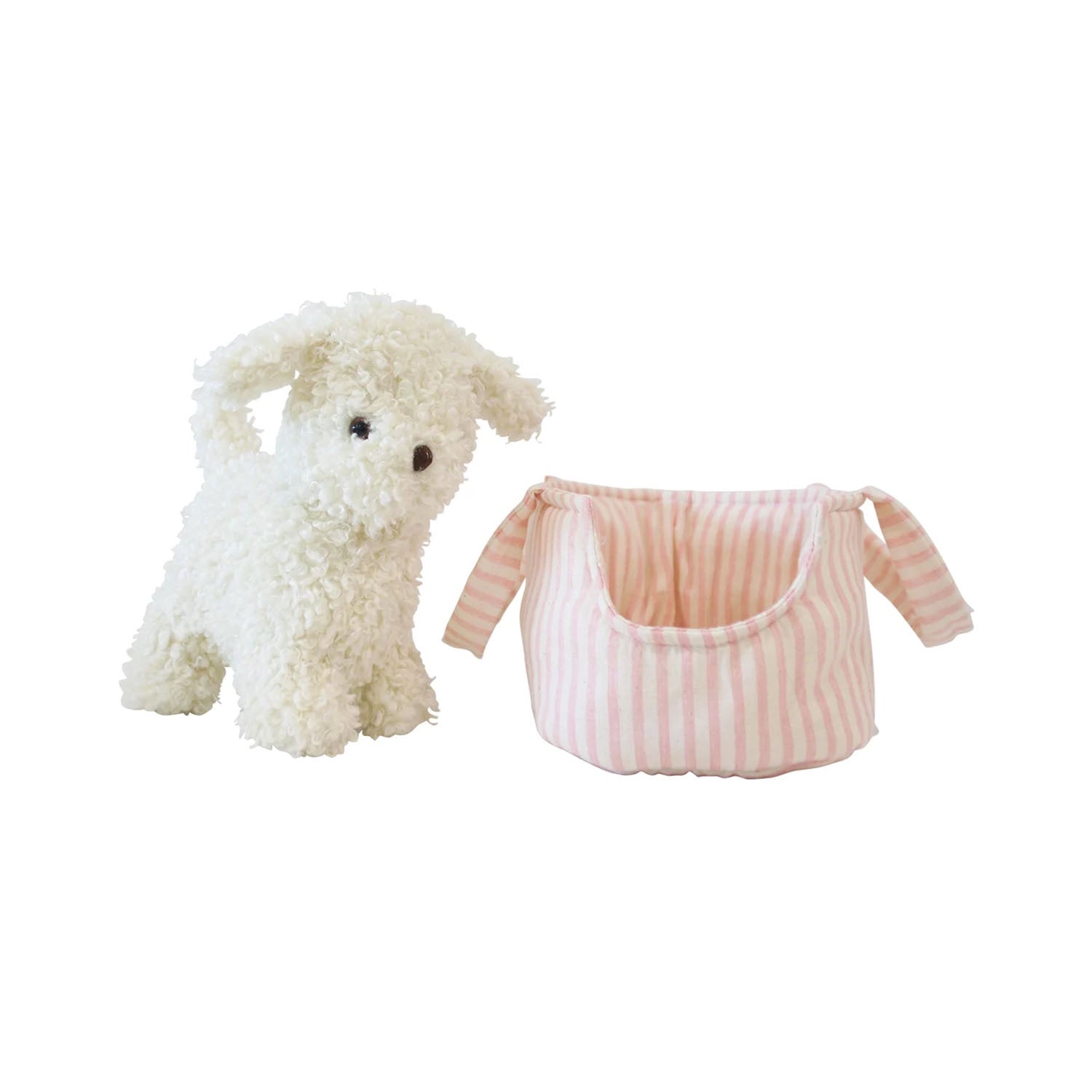 Marshmallow the Puppy & Carrier