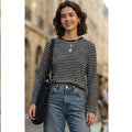 Top Athena - Grey & Black