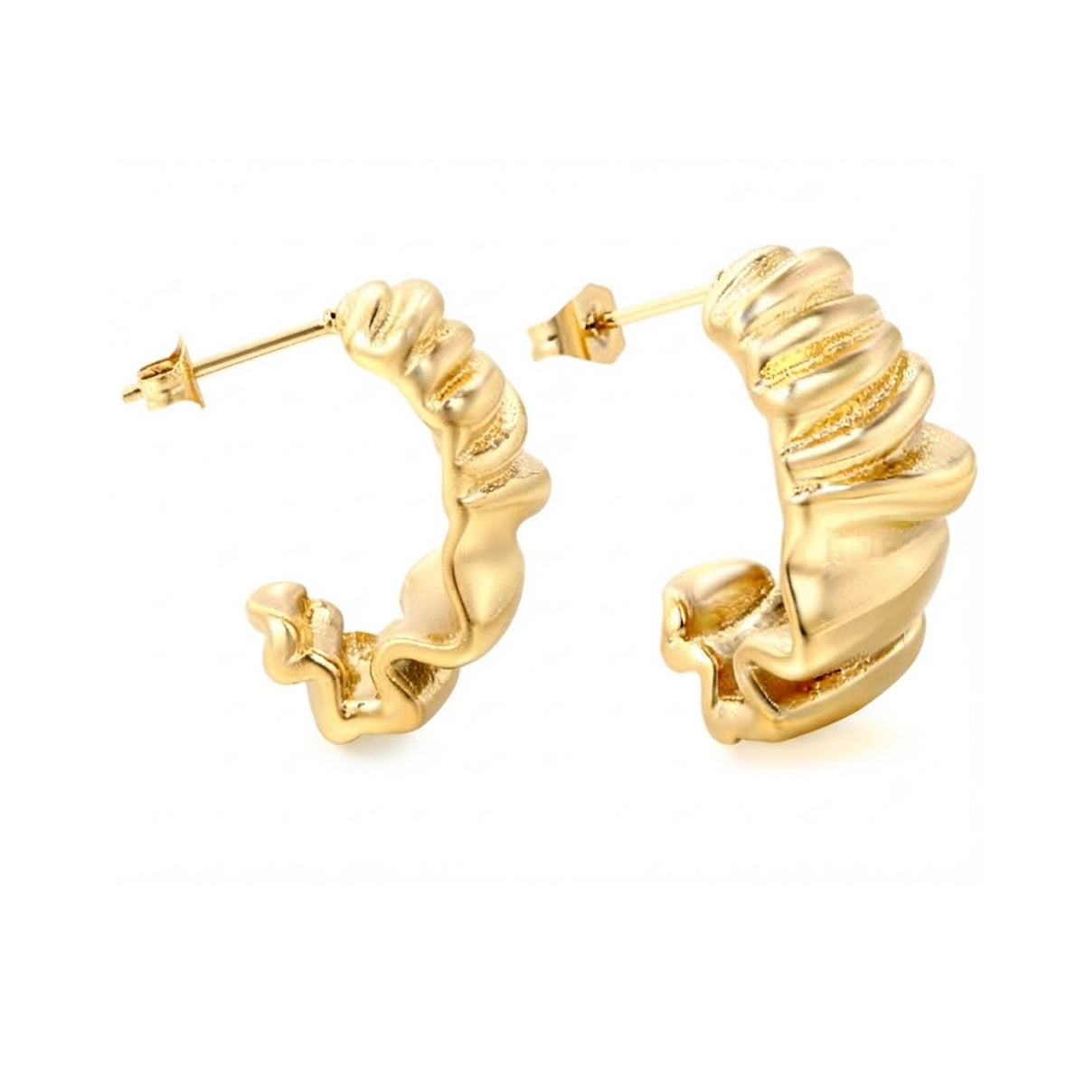 Earring Stud Gold - Stella