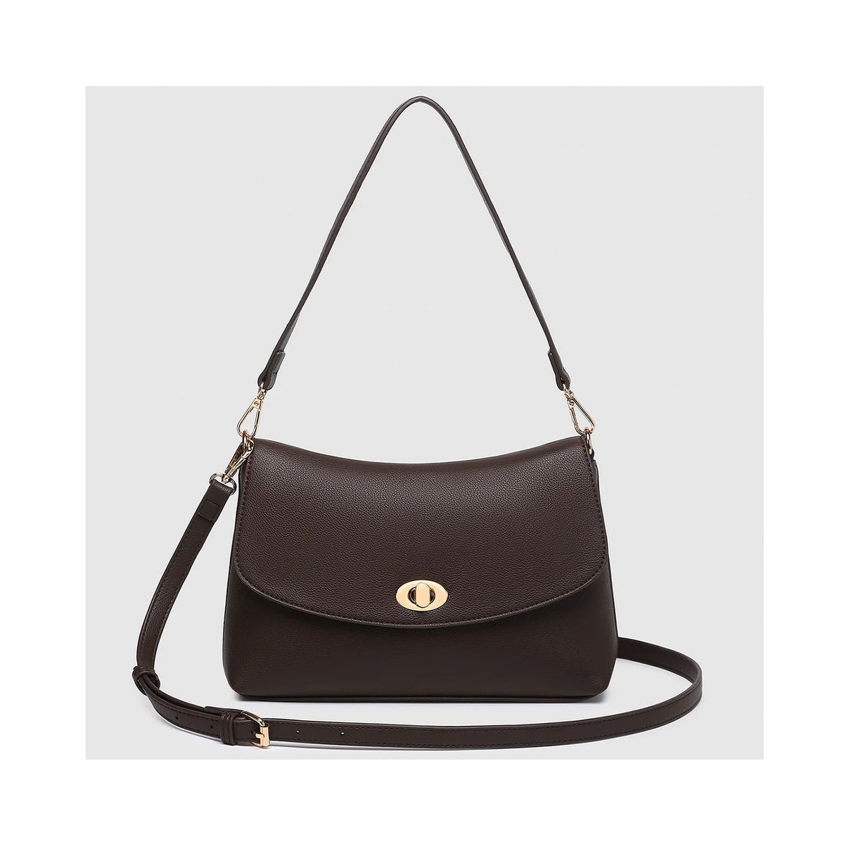 Shoulder Bag Nisha  - Chocolate