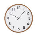 Wall Clock Leonard - Brown &White