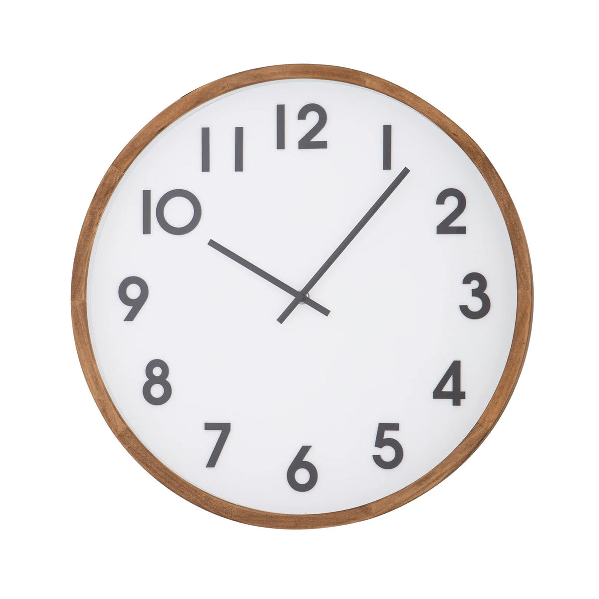Wall Clock Leonard - Brown &White