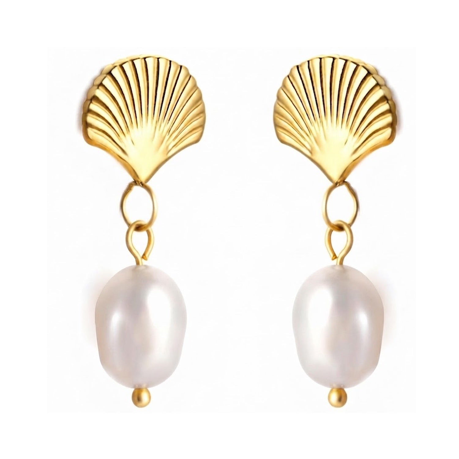 Earring Drop Gold - Camile