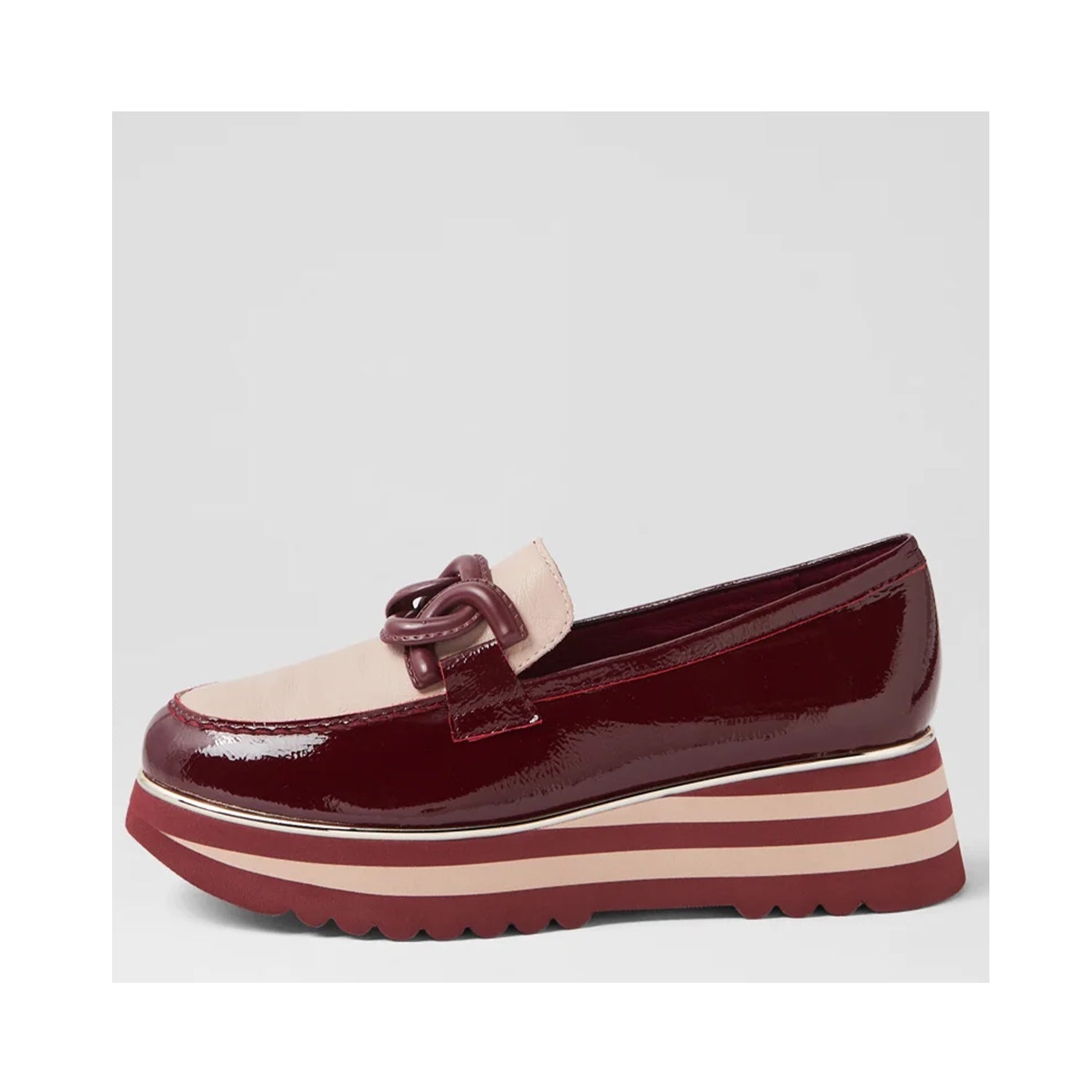 Shoe Eaila - Wine & Nude