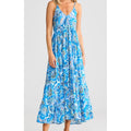 Dress Solmar - Azure Bloom