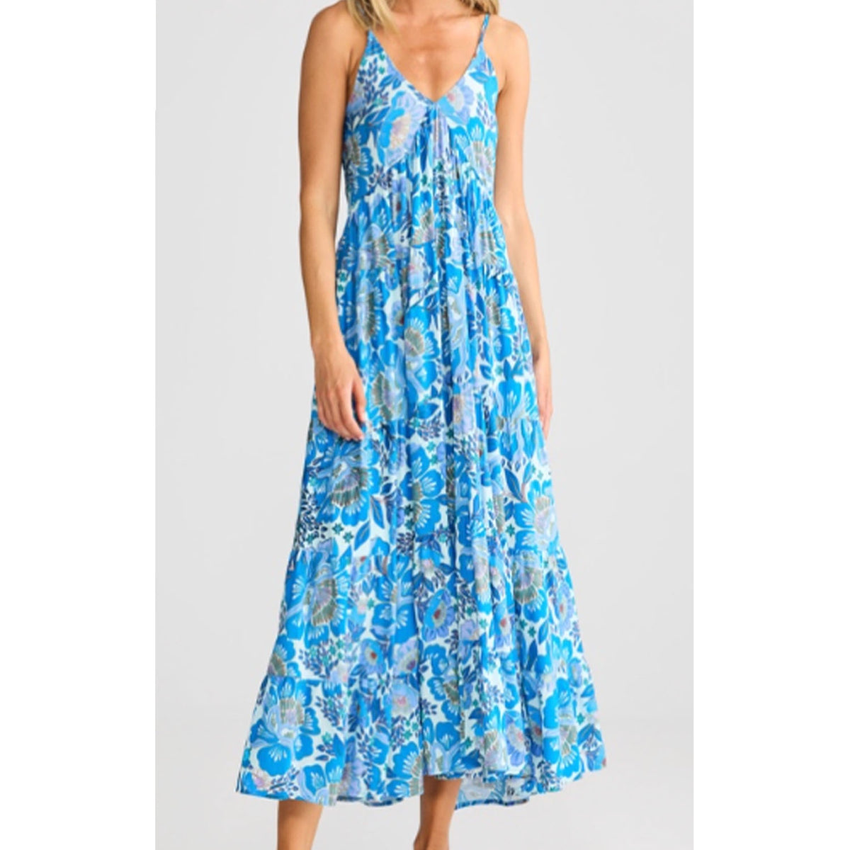 Dress Solmar - Azure Bloom