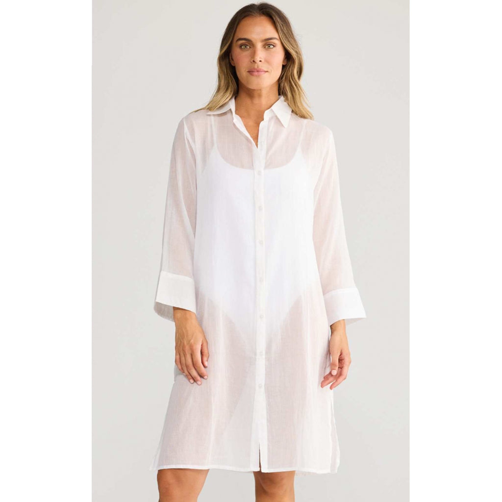 Shirt Dress Lilo - White