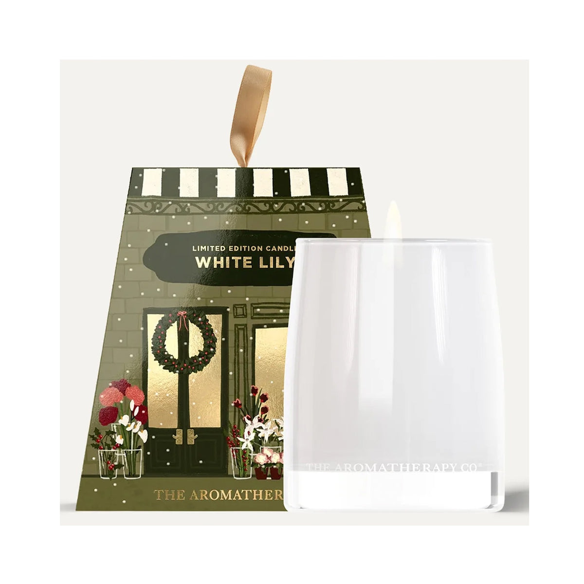 Candle Festive - White Lily