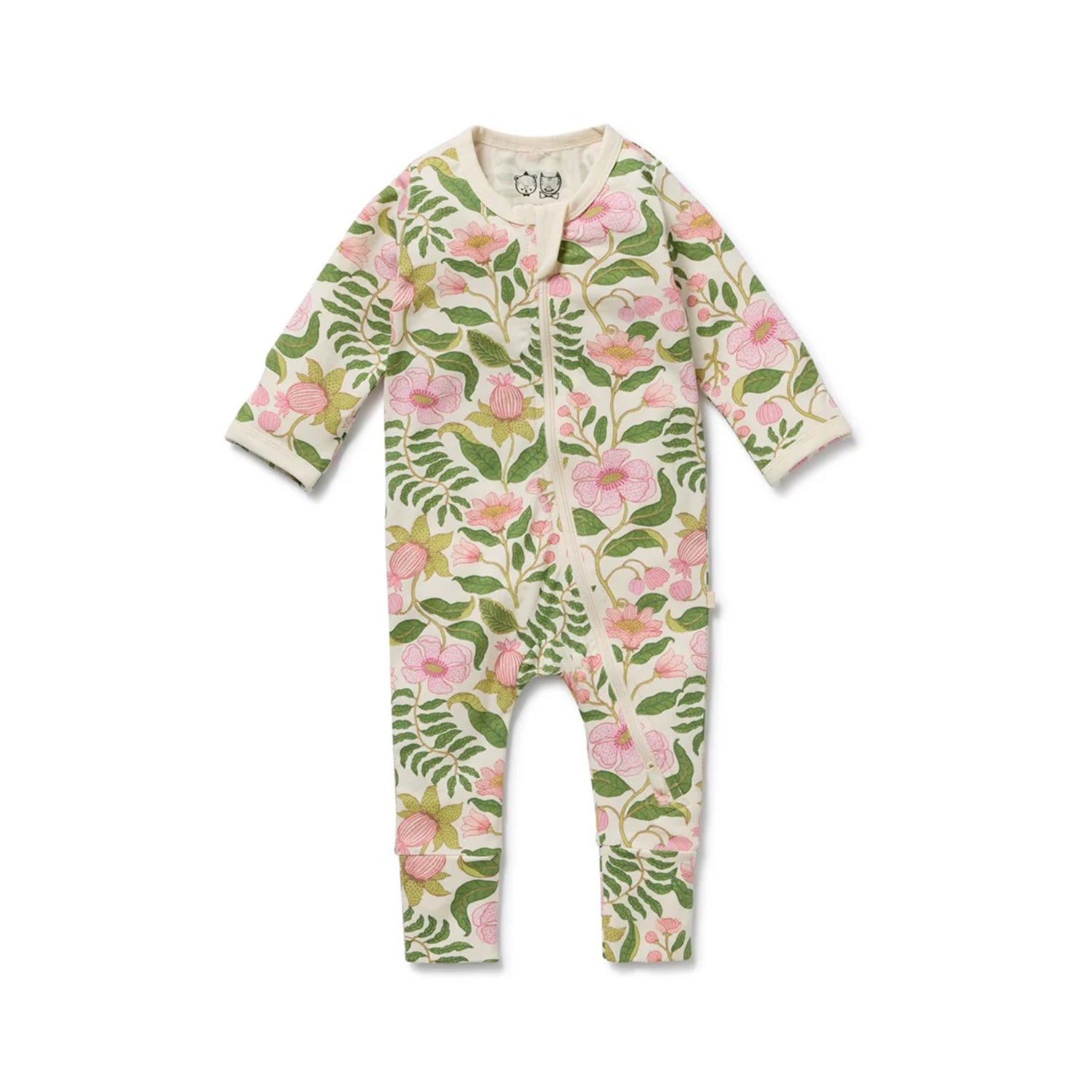 Zipsuit with Feet - Ma Fleur