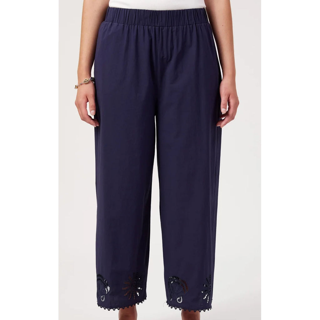 Pant Broderie Larissa - Navy