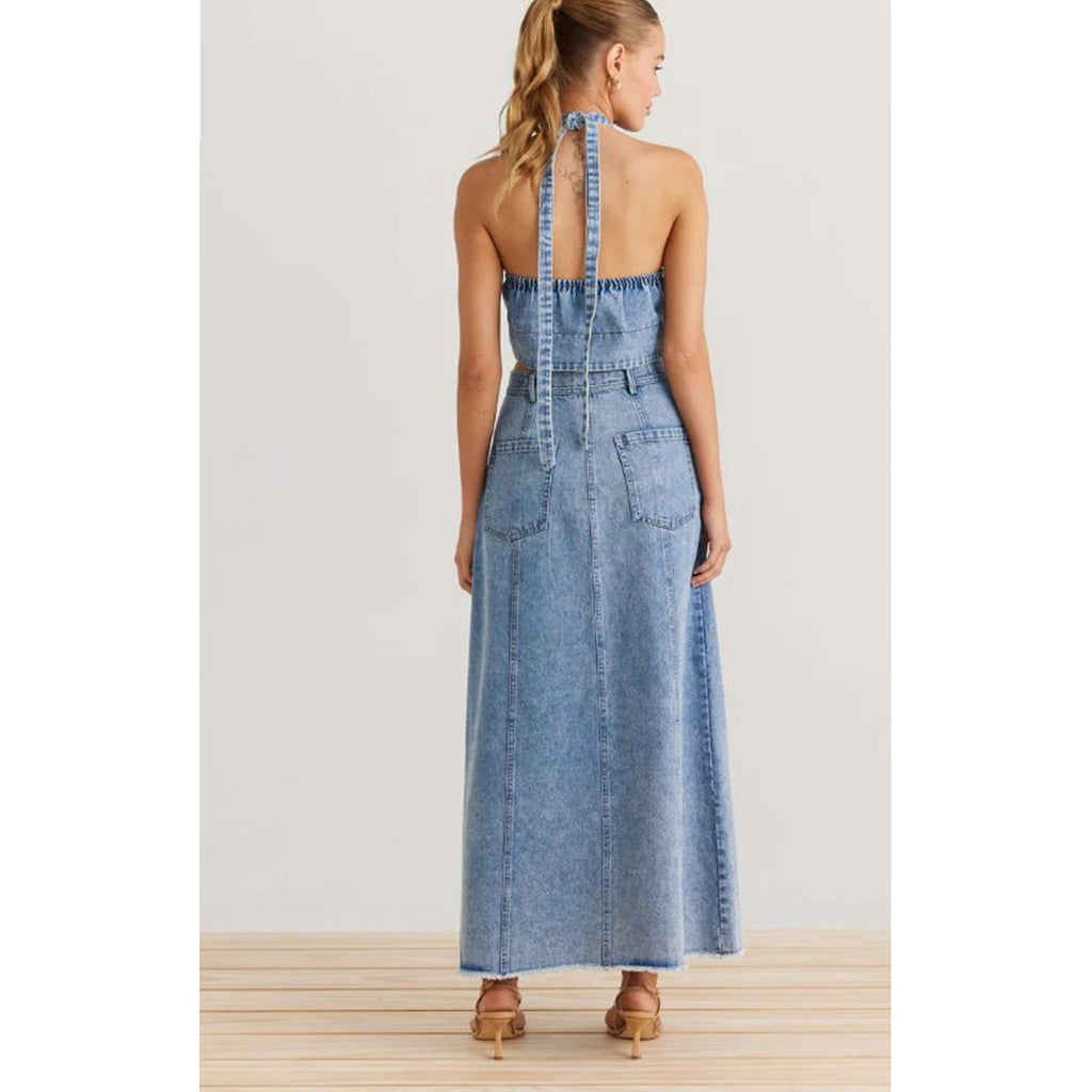 Skirt Moment - Washed Denim