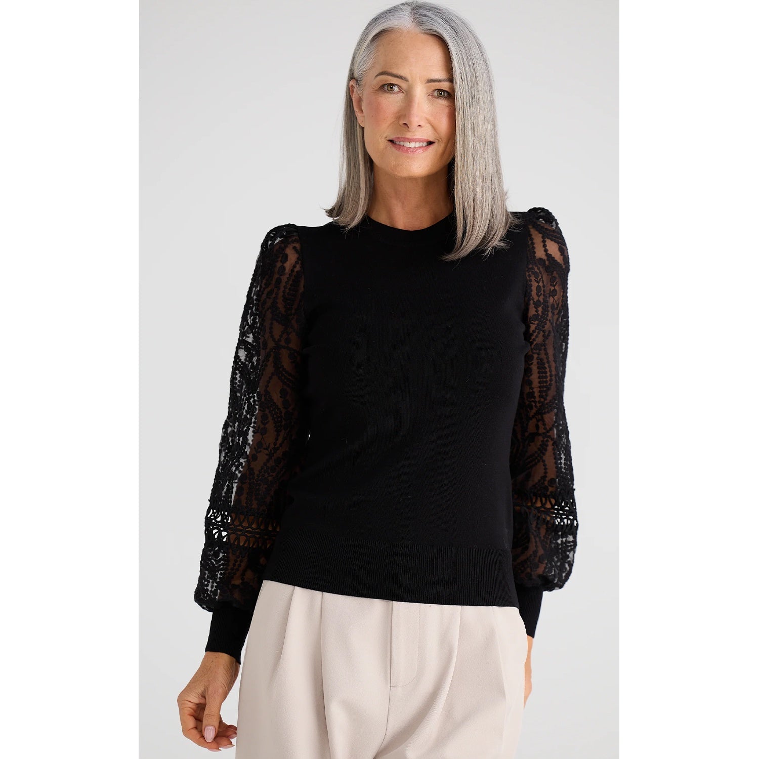 Top Knit Janelle - Black