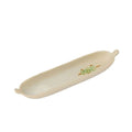 Dish - Cerignola Ceramic 34x8x5cm Iv/Olive