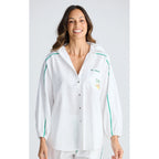 Top On Vacation Shirt - White Multi