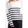 Knit Lottie Stripe Sweater - Black